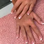 Ooo la la… we love a classic French gel manicure 💅🏻 🤍🇫🇷