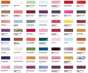 OPI Colour Chart